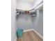 Walk-in closet with shelving and storage, providing ample space for organization at 103 1St St, Haw River, NC 27258