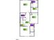 Second-floor layout with primary and secondary bedrooms, walk-in closets, and linen closet, providing ample space at 118 Malbec Dr, Chapel Hill, NC 27516