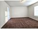 Bedroom with neutral paint and dark carpet at 2015 Tennessee Road Rd, Durham, NC 27704