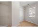 Functional walk-in closet with built-in shelving, offering ample storage solutions and organization at 205 Caniff Ln, Cary, NC 27519