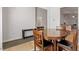 Open dining area with wood table and seating at 290 Forest Meadow Ln, Franklinton, NC 27525
