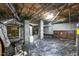 Unfinished basement showcasing utilities and structural elements, ready for customization at 40 Ringneck Ct, Lillington, NC 27546