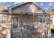 Charming patio with comfortable seating, a ceiling fan, and easy access to the house at 40 Ringneck Ct, Lillington, NC 27546