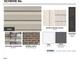 Scheme 8a includes Sand siding, Southern Ledgestone, Linen board and batten, and Gray shutters at 409 Citron St, Sanford, NC 27332