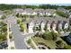 Desirable neighborhood featuring a variety of townhomes, well-maintained streets, and mature trees at 4137 Strendal Dr, Cary, NC 27519