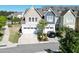 Charming townhome featuring attached garage, manicured landscaping, and a welcoming driveway at 4137 Strendal Dr, Cary, NC 27519