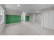 A spacious, carpeted bedroom featuring a ceiling fan, and a closet for ample storage space at 415 Moonlight Dr, Fuquay Varina, NC 27526