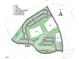 Community map showcasing the neighborhood layout with green trails, playgrounds, and residential areas at 423 Rowe Way, Knightdale, NC 27545