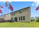 Large backyard with seating and grill at 428 Morgan Ridge Rd, Holly Springs, NC 27540