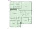 Second floor layout with bedrooms, bathrooms, Gathering room, laundry, and walk-in closet at 428 Morgan Ridge Rd, Holly Springs, NC 27540