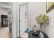 Hallway with neutral walls leading to a bedroom and bathroom at 428 Morgan Ridge Rd, Holly Springs, NC 27540