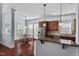 Open concept kitchen with modern appliances and breakfast area at 4711 Marena Pl, Durham, NC 27707