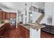 Kitchen with granite countertops and stainless steel appliances at 4711 Marena Pl, Durham, NC 27707