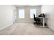 Bright bedroom featuring a window and neutral walls, creating a serene and inviting atmosphere at 5 Misty Grove Trl, Franklinton, NC 27525