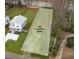 Aerial view showing home and spacious lot at 509 Colleton Road at 509 Colleton Rd, Raleigh, NC 27610