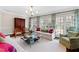 Inviting living room with large windows and comfortable seating at 620 Marlowe Rd, Raleigh, NC 27609