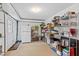 Spacious pantry features metal shelving for ample storage capacity at 620 Marlowe Rd, Raleigh, NC 27609