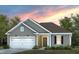 Charming single-Gathering home showcasing a well-maintained lawn, two-car garage, and inviting front entrance at 756 Ben Ledi Ct, Raleigh, NC 27603