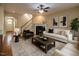 Inviting living room featuring a fireplace, comfortable seating, and stylish decor at 804 Long Meadows Rd, Chapel Hill, NC 27516
