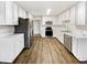 Bright, modern kitchen with stainless steel appliances and plenty of cabinet space at 8425 Fawncrest Dr, Raleigh, NC 27603