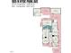 Detailed floor plan featuring room dimensions and layout of decks, garage, and living spaces at 905 N Hyde Park Ave, Durham, NC 27701