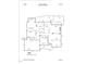 Detailed floor plan of a home layout, including room dimensions and layout at 9413 Lake Villa Way, Raleigh, NC 27614