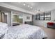 A basement bedroom with carpet, natural light, a closet, and a dresser at 1004 Kings Mill Rd, Chapel Hill, NC 27517