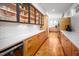 Stylish kitchen with modern cabinetry, sleek countertops, and stainless steel appliances at 1004 Kings Mill Rd, Chapel Hill, NC 27517