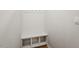 Well-organized mudroom with built-in storage compartments and a bench at 106 Capanne Ct, Clayton, NC 27527