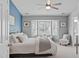 Charming bedroom featuring a large bay window and neutral decor at 11228 N Radner Way, Raleigh, NC 27613