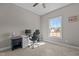 Bedroom with neutral carpet and paint; window provides ample natural light at 121 Starlight Dr, Lillington, NC 27546