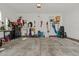 View of a spacious two-car garage with ample space at 121 Starlight Dr, Lillington, NC 27546