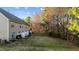 Townhome backyards offer a private outdoor retreat, perfect for relaxing and entertaining at 209 Intern Way, Durham, NC 27713