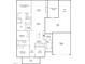 Detailed floor plan showcasing the layout of the home with labeled rooms and dimensions for reference at 2109 Meadowcreek Dr, Durham, NC 27705