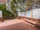 Enjoy this spacious back deck with built-in benches, perfect for outdoor entertaining and relaxing at 212 Walnut Creek Dr, Clayton, NC 27520