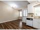 Spacious kitchen featuring white appliances and ample counter space at 212 Walnut Creek Dr, Clayton, NC 27520