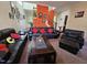 Cozy living room with a warm color palette, comfortable seating, and inviting atmosphere at 2132 Royal Berry Ct, Cary, NC 27511