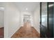 Inviting foyer featuring tile flooring that transitions to the living area creating a seamless flow at 23 Juliette Dr, Durham, NC 27713
