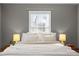 Bright bedroom with large windows, stylish lamps, and a comfortable bed showcases a tranquil and inviting atmosphere at 2511 State St, Durham, NC 27704