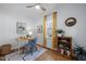 Bright and airy office space featuring natural light and room for a desk and bookshelf at 2511 State St, Durham, NC 27704