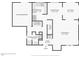 Floor plan of the first floor featuring the primary bedroom, kitchen, and living room at 279 Box Turtle Trl, Chapel Hill, NC 27516