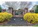 Community sign for Crystal Creek with brick columns and landscaping at 290 Silver Creek Dr, Clayton, NC 27520