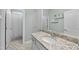 Light and bright bathroom with tile flooring and granite counters at 2907 Jakes View Pt, Fuquay Varina, NC 27526