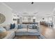 Open concept living room and kitchen area, perfect for entertaining at 2907 Jakes View Pt, Fuquay Varina, NC 27526