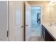 A peek into a clean and well maintained bathroom with tile floors and neutral walls at 319 Brinkley Cir, Mebane, NC 27302
