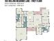 First floor plan showcasing the home's layout, including bedrooms, kitchen, living room, and outdoor deck at 363 Rolling Meadows Ln, Chapel Hill, NC 27517