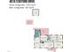 Detailed floor plan of the house shows the layout of rooms, including bedrooms, kitchen, and living spaces at 4816 Stafford Dr, Durham, NC 27705