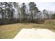 Large backyard with a patio and a flower pot; great space for outdoor living at 5526 Spindlewood Ct, Durham, NC 27703