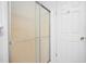 Bright bathroom featuring a glass enclosed shower stall, offering a modern and functional space at 5636 Thom Rd, Mebane, NC 27302