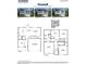 Penwell model floor plan featuring 3-4 beds, 2.5 baths, a 2-car garage, and 2,164 sq ft over two stories at 6045 Sodium St, Raleigh, NC 27610
